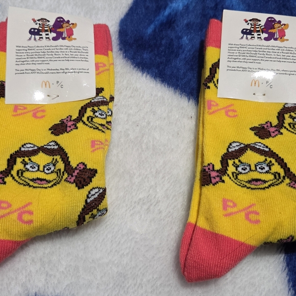 Ronald McDonald McHappy Day Socks (Birdie) - Picture 1 of 1